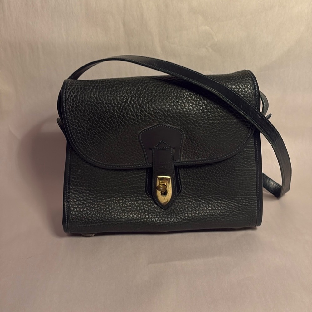 Vintage Dooney and Burke Forest Green Cross Body Purse